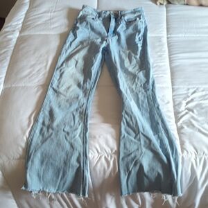Sky Blue Flare Women's Jeans